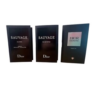 Christian Dior for Men Carded Sauvage Eau De Parfum Sauvage Forte & Dior Homme